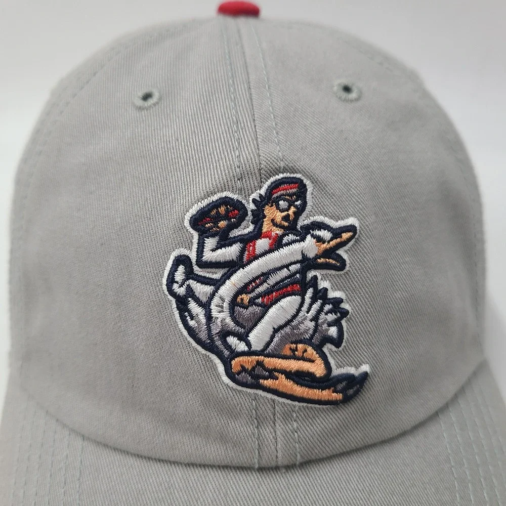 Reading Fightin Phils Hat Fitted M 47 Brand Franchise Gray Red MiLB Baseball Men
